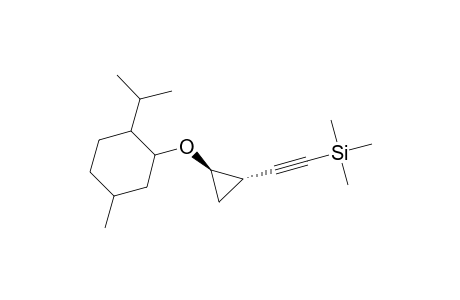 (E)-1-[2-Ttrimethylsilyl)ethynyl]-2-[(2-isopropyl-5-methylcyclohexyl)oxy]cyclopropane