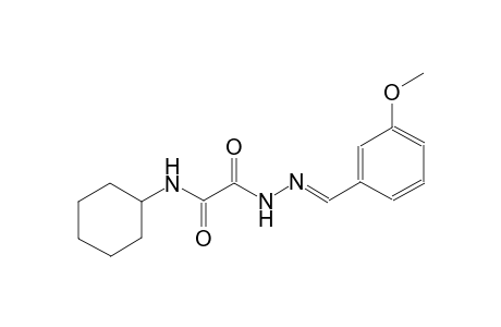 acetic acid, (cyclohexylamino)oxo-, 2-[(E)-(3-methoxyphenyl)methylidene]hydrazide