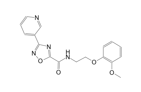 1,2,4-oxadiazole-5-carboxamide, N-[2-(2-methoxyphenoxy)ethyl]-3-(3-pyridinyl)-