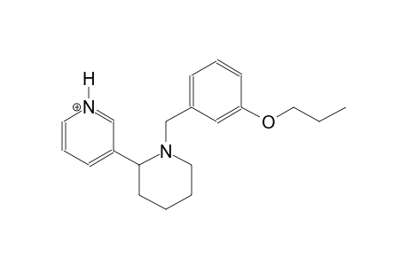 3-[1-(3-propoxybenzyl)-2-piperidinyl]pyridinium