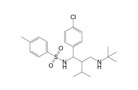 3-(N-Tosylamino)-3-(4'-chlorophenyl)-2-isopropyl-N-(tert-butyl)propylamine