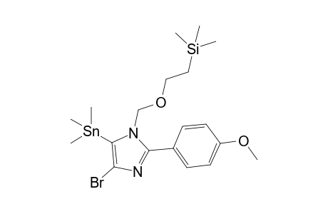 1-SEM-4-bromo-2-(4-methoxyphenyl)-5-trimethylstannylimidazole