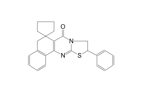 10-phenyl-9,10-dihydrospiro[benzo[h]thiazolo[2,3-b]quinazoline-6,1'-cyclopentan]-7(5H)-one