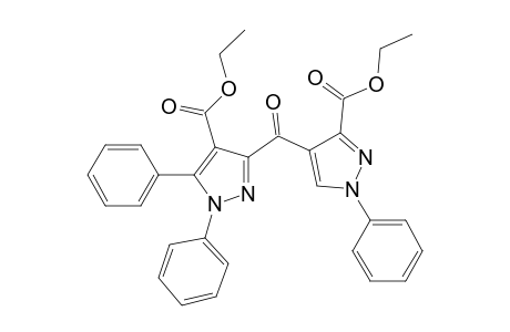 Ethyl 4-[1,5-Diphenyl-4-ethoxycarbonyl-1H-pyrazole-3-carbonyl]-1-phenyl-1H-pyrazole-3-carboxylate