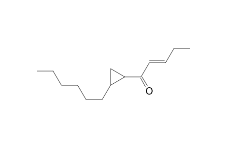 2-Penten-1-one, 1-(2-hexylcyclopropyl)-