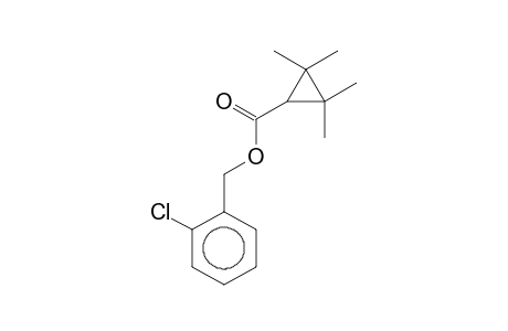 (2-chlorophenyl)methyl 2,2,3,3-tetramethylcyclopropane-1-carboxylate