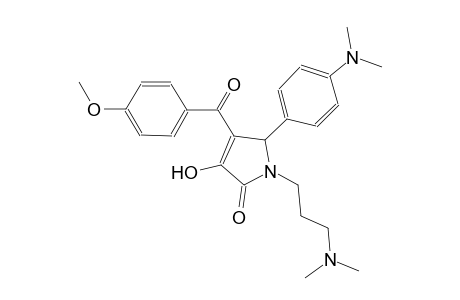 2H-pyrrol-2-one, 5-[4-(dimethylamino)phenyl]-1-[3-(dimethylamino)propyl]-1,5-dihydro-3-hydroxy-4-(4-methoxybenzoyl)-