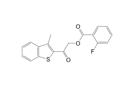hydroxymethyl 3-methylbenzo[b]thien-2-yl ketone, o-fluorobenzoate