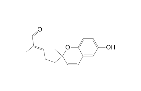 (E)-2-methyl-5-(2-methyl-6-oxidanyl-chromen-2-yl)pent-2-enal