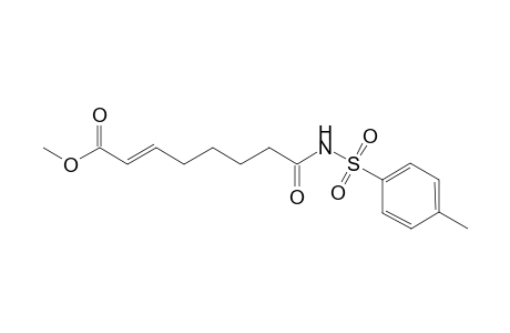 (E)-8-keto-8-(tosylamino)oct-2-enoic acid methyl ester