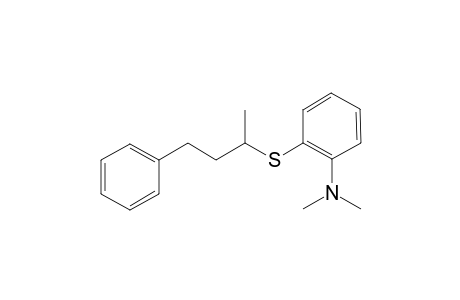 (rac)-N,N-Dimethyl-2-(4-phenylbutan-2-ylthio)-aniline