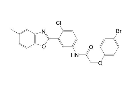 acetamide, 2-(4-bromophenoxy)-N-[4-chloro-3-(5,7-dimethyl-2-benzoxazolyl)phenyl]-