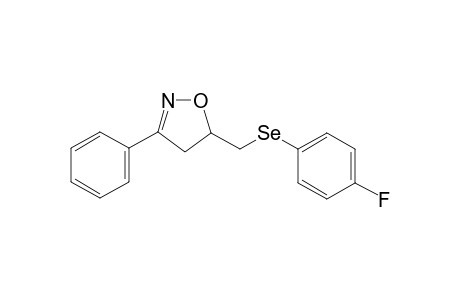5-{[(4-Fluorophenyl)selanyl]methyl}-3-phenyl-4,5-dihydroisoxazole