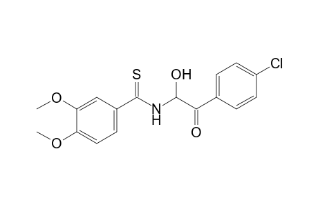 N-(p-chloro-a-hydroxyphenacyl)thioveratramide