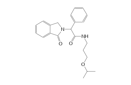1H-isoindole-2-acetamide, 2,3-dihydro-N-[3-(1-methylethoxy)propyl]-1-oxo-alpha-phenyl-