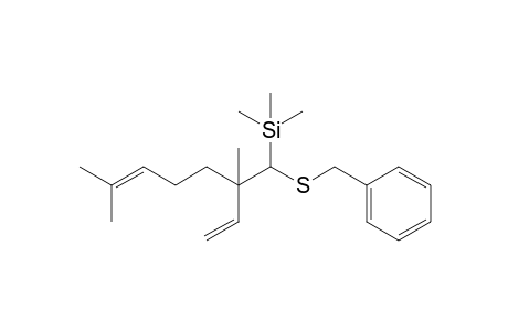 (1-benzylsulfanyl-2-ethenyl-2,6-dimethylhept-5-enyl)-trimethylsilane