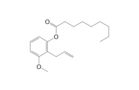 2-allyl-3-methoxyphenyl nonanoate