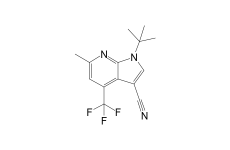 1-tert-Butyl-6-methyl-4-(trifluoromethyl)-1H-pyrrolo[2,3-b]pyridine-3-carbonitrile