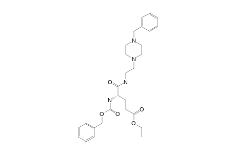1-(N-BENZYLPIPERAZINYL-2-ETHYLAMIDO)-N-BENZYLOXYCARBONYL-S-GLUTAMIC-ACID-5-ETHYLESTER