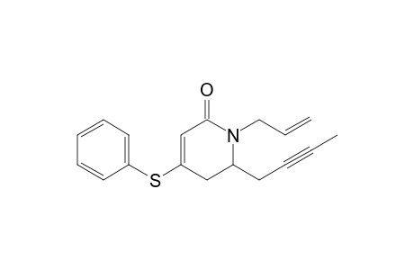 1-Allyl-6-(but-2-ynyl)-4-(phenylthio)-5,6-dihydropyridin-2(1H)-one