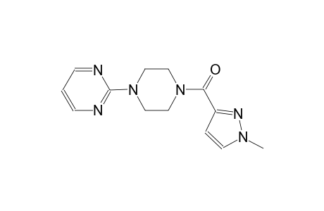 2-{4-[(1-methyl-1H-pyrazol-3-yl)carbonyl]-1-piperazinyl}pyrimidine