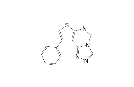 thieno[3,2-e][1,2,4]triazolo[4,3-c]pyrimidine, 9-phenyl-