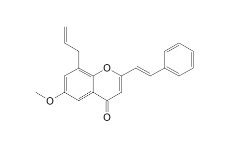 8-ALLYL-6-METHOXY-2-STYRYL-CHROMONE