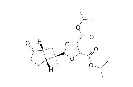 6-[(4R,5R)-4,5-BIS-(ISOPROPYLOXYCARBONYL)-1,3-DIOXOLANE-2-YL-6-METHYL-BICYCLO-[3.2.0]-HEPTAN-2-ONE;MINOR-PRODUCT