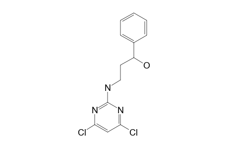 4,6-DICHLORO-2-(3'-HYDROXY-3'PHENYL-PROPYLAMINO]-PYRIMIDINE