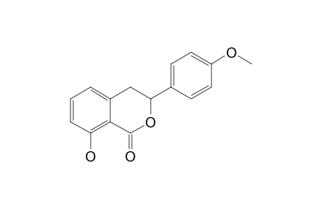 (+)-3,4-DIHYDRO-3-(4-METHOXYPHENYL)-ISOCOUMARIN-8-OL
