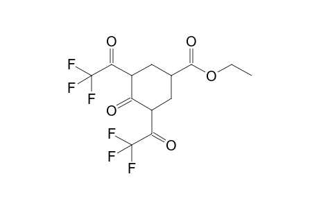 Ethyl 4-oxo-3,5-bis(trifluoroacetyl)cyclohexanecarboxylate