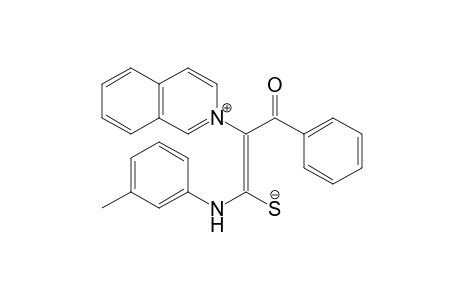 2-{alpha-[mercapto(m-toluidino)methylene]phenacyl}isoquinolinium hydroxide, inner salt