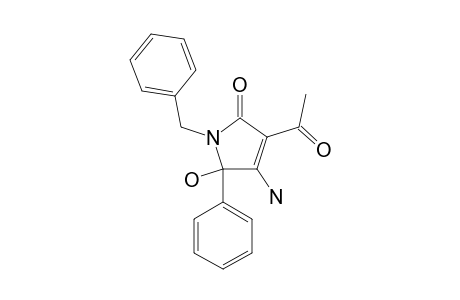 3-ACETYL-4-AMINO-1-BENZYL-5-HYDROXY-5-PHENYLPYRROLE-2(5H)-ONE