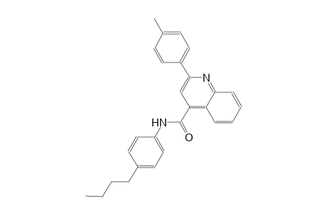 N-(4-butylphenyl)-2-(4-methylphenyl)-4-quinolinecarboxamide