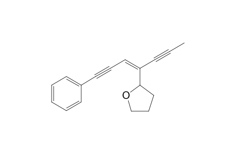 (Z)-1-Phenyl-4-tetrahydrofuranylhepta-3-en-1,5-diyne