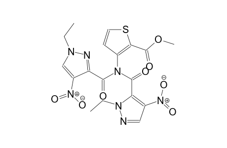 methyl 3-{[(1-ethyl-4-nitro-1H-pyrazol-3-yl)carbonyl][(1-ethyl-4-nitro-1H-pyrazol-5-yl)carbonyl]amino}-2-thiophenecarboxylate