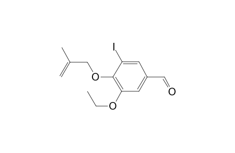 Benzaldehyde, 3-ethoxy-5-iodo-4-(2-methyl-2-propenyl)-