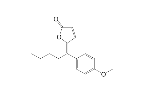 (5E)-5-[1-(4-methoxyphenyl)pentylidene]-2-furanone