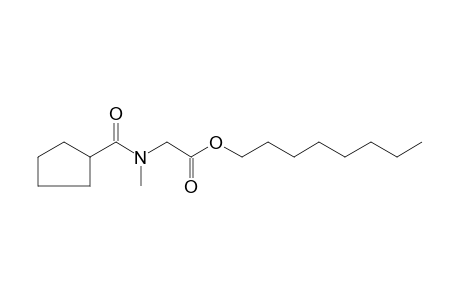 Sarcosine, N-(cyclopentylcarbonyl)-, octyl ester