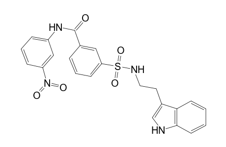 3-[2-(1H-indol-3-yl)ethylsulfamoyl]-N-(3-nitrophenyl)benzamide