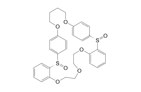 6,9:16,19-Diethenodibenzo[h,z][10,15,25,28,31]pentaoxadithiacyclo heptacosin, 11,12,13,14,26,27,29,30-octahydro-, 5,20-dioxide, [5S-(5R*,20R*)]-