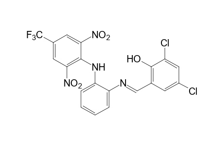 2,4-dichloro-6-{N-[o-(2,6-dinitro-a,a,a-trifluoro-p-toluidido)phenyl]formimidoyl}phenol