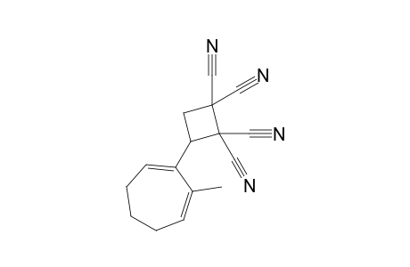 3-(7-Methyl-1-cyclohepta-1,6-dienyl)cyclobutane-1,1,2,2-tetracarbonitrile