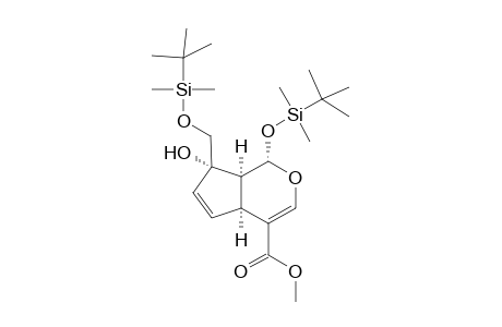 (1S,4aS,7S,7aS)-1-[tert-butyl(dimethyl)silyl]oxy-7-[[tert-butyl(dimethyl)silyl]oxymethyl]-7-hydroxy-4a,7a-dihydro-1H-cyclopenta[c]pyran-4-carboxylic acid methyl ester