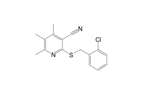 2-[(2-chlorobenzyl)thio]-4,5,6-trimethyl-nicotinonitrile