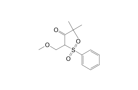 1-Methoxy-4,4-dimethyl-2-(phenylsulfonyl)-3-pentanone