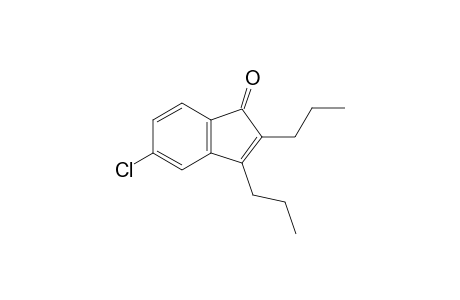 5-Chloro-2,3-dipropylinden-1-one