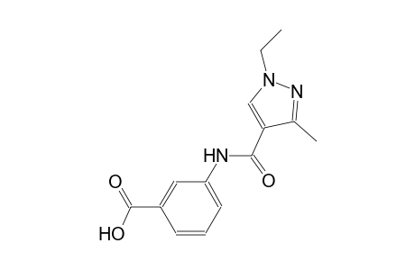 3-{[(1-ethyl-3-methyl-1H-pyrazol-4-yl)carbonyl]amino}benzoic acid