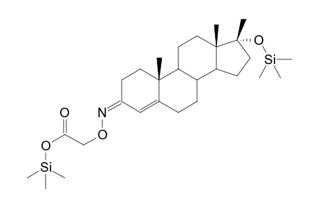 17-epi-17-Methyltestosterone carboxymethoxim, O,O'-bis-TMS 2.isomer