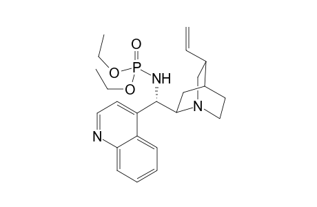 Diethyl ((S)-quinolin-4-yl((1S,2R,4S,5R)-5-vinylquinuclidin-2-yl)methyl)phosphoramidate